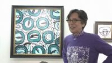 俳優・国広富之さんが手掛けた油絵の作品展「考えず、直感で感じて」　懐かしいトミーのアレも披露　岡山髙島屋