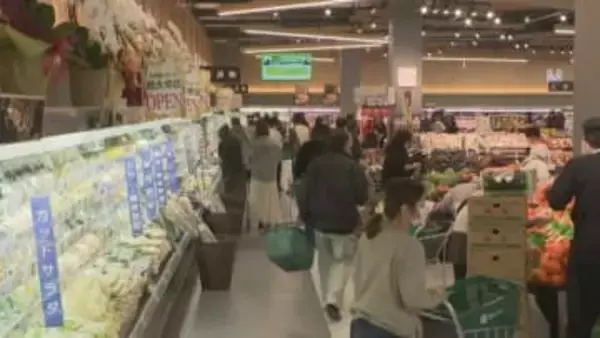 天満屋グループ初のモール型商業施設にスーパーマーケットが先行オープン　買い物客「めっちゃ充実してる」岡山