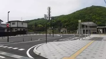 JR備前一宮駅の駅前広場 ロータリーが完成　乗降場・歩道を設けて安全に　岡山市
