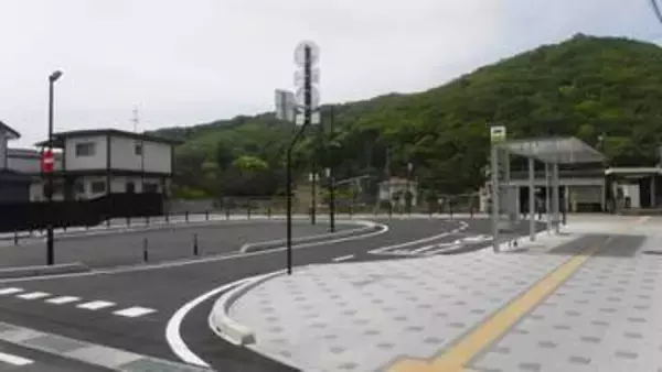 JR備前一宮駅の駅前広場 ロータリーが完成　乗降場・歩道を設けて安全に　岡山市