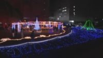 岡山村田製作所の敷地でイルミネーション「地域の人に楽しんでほしい」　岡山・瀬戸内市