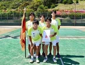 【岡山県高校総体】テニス団体戦　男子は関西、女子は岡山学芸館が優勝