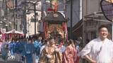 「宗忠神社の春の恒例行事「御神幸」が行われ140年の節目となる今年は一般の人も参加　岡山市」の画像1