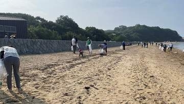 海浜清掃活動　きれいで豊かな「瀬戸内海」に　香川県など11府県・107市町村