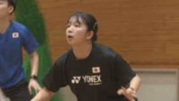 デフリンピックバドミントン　香川県出身の片山結愛選手が混合ダブルスで韓国にストレート勝ち　日本代表は準決勝へ