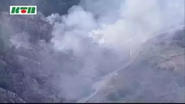 「五島市で発生した山火事　会社員の男を廃棄物処理法違反などの罪で略式起訴…焼却禁止の場所で木の枝約480kgを燃やす　4万4000平方メートル焼失」の画像