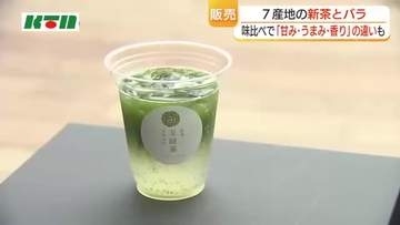 「こんなに違うんだ」長崎県内7つの産地のお茶を飲み比べ　来場者は味の違いに驚き