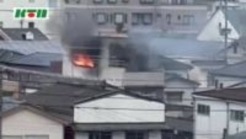 「建物の3階から火が」大村の住宅で火事…80代の夫婦は逃げ出して無事 50代女性は外出中でケガ人なし