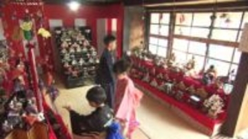 旧街道の旅館などに「ひな人形」約1千体  家庭から譲り受け展示 大正初期の宮家向けの貴重な品も