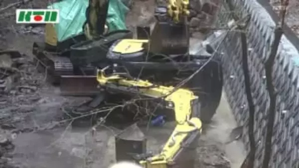 対馬で道路補修工事をしていた男性が死亡