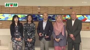 10月にマレーシアで原爆展開催へ　長崎で研修中の現地ガイドが市長表敬