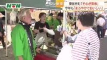 今年の新茶も「まろやかでおいしい」　長崎県一の茶どころ「そのぎ茶市」始まる　新茶の試飲や詰め放題も