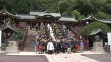 「長崎くんちで龍踊の奉納へ　筑後町が大技の稽古開始前に3体の龍を清はらい」の画像1