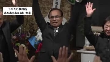 志布志市長選　現職・下平晴行氏が3期目当選「行ってみたい、住んで良かったまちへ」