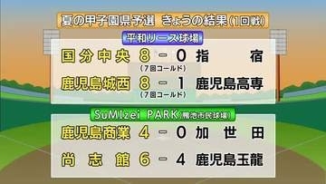 夏の甲子園　鹿児島県予選　9日の結果