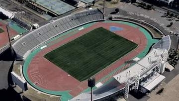 鹿児島市のサッカースタジアム候補地巡り　塩田知事「おそらく鴨池庭球場」
