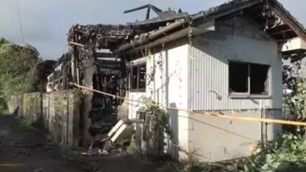 伊佐市で住宅1棟全焼　けが人なし【鹿児島】
