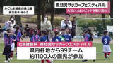 「「転んでもすぐ立ち上がる」幼児たちの全力プレーに会場が歓声　県幼児サッカーフェスティバル43回目の熱気」の画像1
