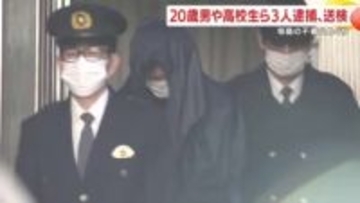 桜島の不審火めぐり　20歳男や高校生ら3人逮捕、送検　落ち葉に火をつけ、ごみステーションにあったネットを焼いた疑い　鹿児島