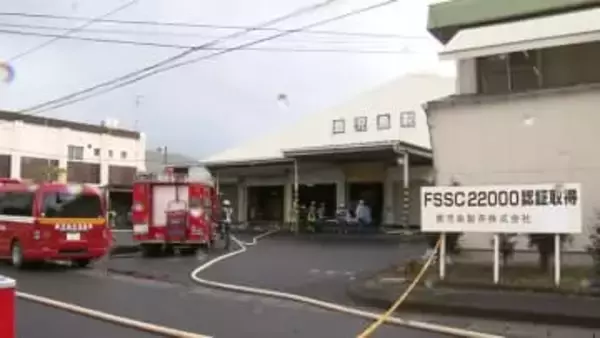 鹿児島市の製茶工場で火事　配管が一部焼損　従業員1人搬送