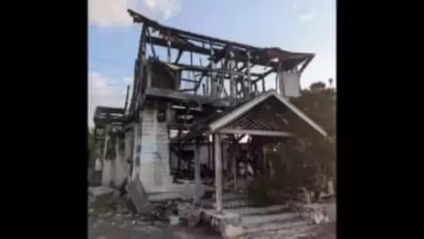 和泊町で住宅全焼　焼け跡から1人の遺体　住人男性（72）と連絡取れず　鹿児島・沖永良部島