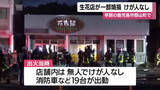 「鹿児島市の生花店で火事・けが人なし」の画像1