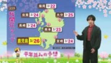【動画・かごしまの天気2/17】18日から一時的に寒さ戻るも週末は20℃超へ　花粉と強風に注意