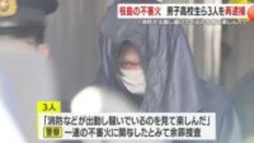「騒いでいるのを見て楽しんだ」不審火相次ぐ桜島、関与の疑いで3人再逮捕　原付放火と山林350平方メートル焼失