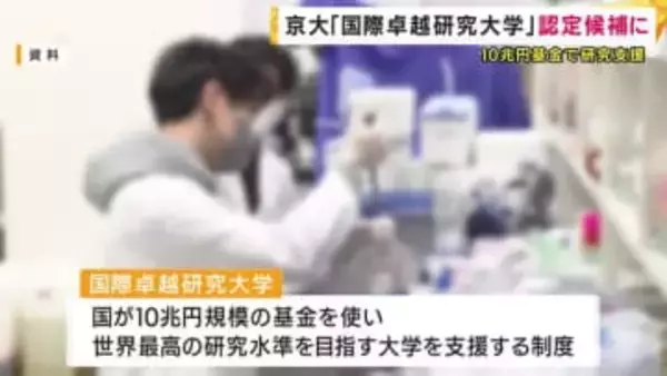 「国際卓越研究大学」の認定候補に 　ノーベル賞受賞の北川進理事 「京都大学も大きくチャレンジするんだという意思表示」