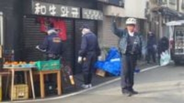 焼き肉店で頭などに傷負った男性　搬送先の病院で死亡確認　警察は”事件”の疑いがあるとみて捜査　大阪・西成区