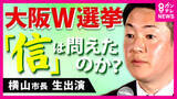 「維新・横山副代表「ガンガン閣内に入ってやるのは大いに選択肢としてある」市長に再選の「ダブル選」吉村氏から聞かされた時は「『あちゃー』とは思ってない」“一定の覚悟”あったこと明かす」の画像1