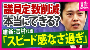 「自民党のやる気がない」維新議員　自民議員は“抵抗感”　議員定数削減法案の今国会での成立困難に「来年に高市総理が“解散カード”ちらつかせて結論出す」可能性　共同・太田氏指摘