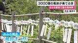 「3000個を超える風鈴が一斉に鳴り響く　「おふさ観音」で夏の風物詩・風鈴まつり　色とりどりの風鈴が参拝客を魅了　奈良・橿原市」の画像1