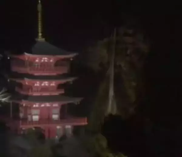 大晦日から元旦に“新年を照らす光”　「那智の滝」ライトアップ準備が進む　高さ133メートルの滝が幻想的に浮かび上がる　和歌山・熊野那智大社