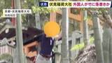 「京都・伏見稲荷大社で外国人らしき人物が竹林に落書きか　注意すると「別に何も」と石を投げ捨てる」の画像1