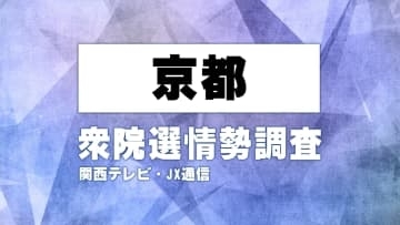 【序盤調査】京都の激戦区の情勢は　関西テレビ・JX通信　衆院選情勢調査【衆院選】