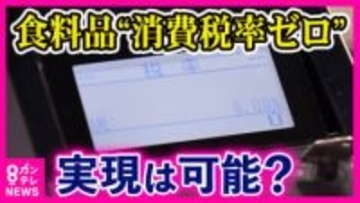 衆院選の焦点は「食料品の消費税ゼロ」　高市総理に「ブレすぎ」と野党は批判 　レジ改修は「かなり力をそそがないといけない」