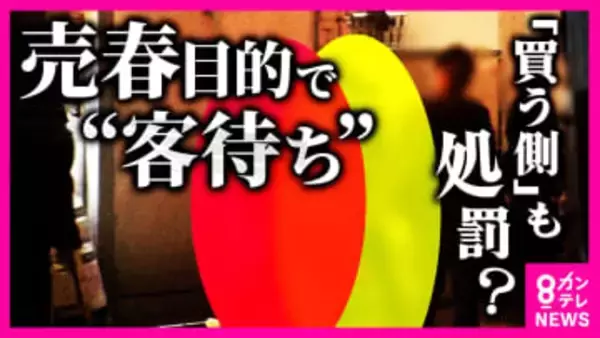 売春防止法“買う側処罰”検討へ　“買春”男性“自己正当化”の持論展開「めちゃめちゃ反対。女の子はより危ない海外で身売りする」弁護士「法律で『これは駄目』と示し全部摘発することも考えていい時期では」