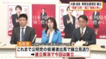 自民党大阪府連　大阪の全小選挙区に候補者擁立へ　“常勝関西”公明党と議席争い