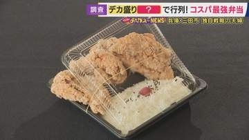 「倒産ペースは過去最悪」弁当店　生き残りへ　健康的な母の味と「片道150キロ・高速使わず米仕入れ」コスト減が武器の店　“フタ閉まらない”「デカ盛りから揚げ弁当」で「週末は1日で15万円」売り上げる店