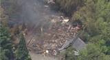 「【速報】京都・亀岡市の寺で火事　近くの山林への延焼は現状なし　90代住職が軽いけが「寺の敷地内で草を燃やしていた」などと説明」の画像1