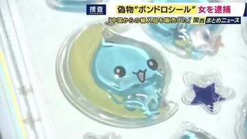 「中国からの輸入品を偽物とわかって販売した」“偽ボンドロシール”販売目的で所持疑いで逮捕の女　店から段ボール箱およそ60個分のシールを押収