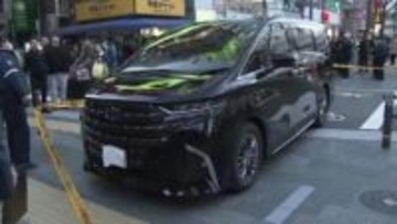 【速報】大阪・難波の御堂筋で車が木をなぎ倒し歩道に　2人が軽傷