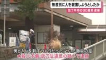 「幸せそうな家族がいたら刺すつもり」　無差別に人を殺害しようと包丁を隠し持ちうろついた疑い　３０歳の男逮捕　兵庫県警