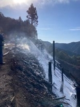 【速報】徳島県の山林火災　ほぼ消し止められ警戒態勢解除