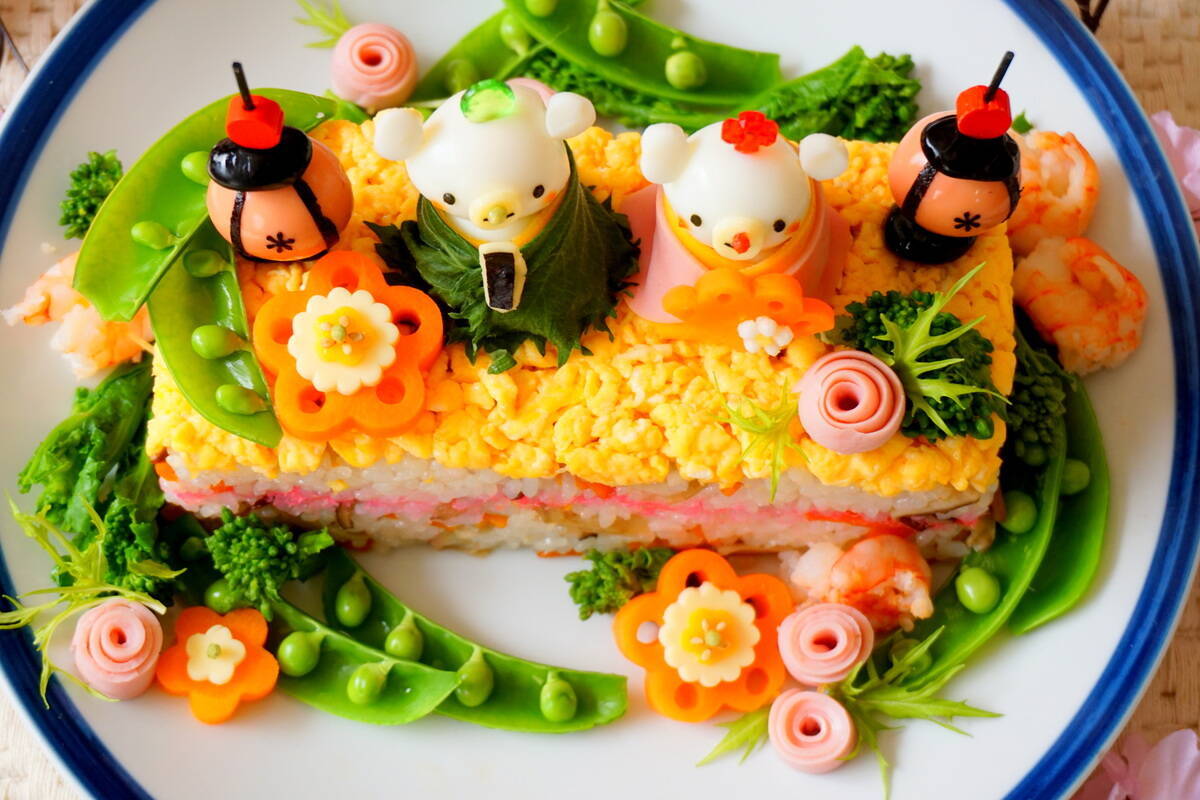 ひな祭りにおすすめ 可愛いちらし寿司 寿司ケーキレシピ 19年3月2日 エキサイトニュース 5 5