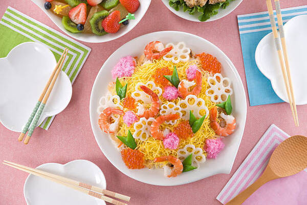 ひな祭りにおすすめ 可愛いちらし寿司 寿司ケーキレシピ 19年3月2日 エキサイトニュース