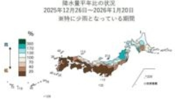 「30年に一度」の記録的少雨、今後1か月も解消せず。高知は平年比の1割以下、各地大規模な林野火災に十分注意