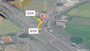 搬送時は意識あったが…病院で容体急変、車にはねられた自転車の男性(69)死亡　右折中の車と衝突、頭を打ったとみられる【高知】