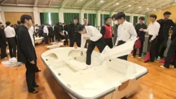 「災害時に高校生が技術を持っていると役立てる」工業高校で生徒が主体の防災訓練　青森震度6強地震を受け危機意識が高まる「自分たちの技術で命を守ろう」